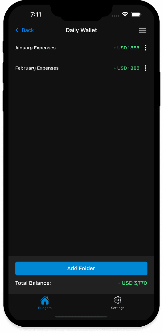 Basic Wallet Folders